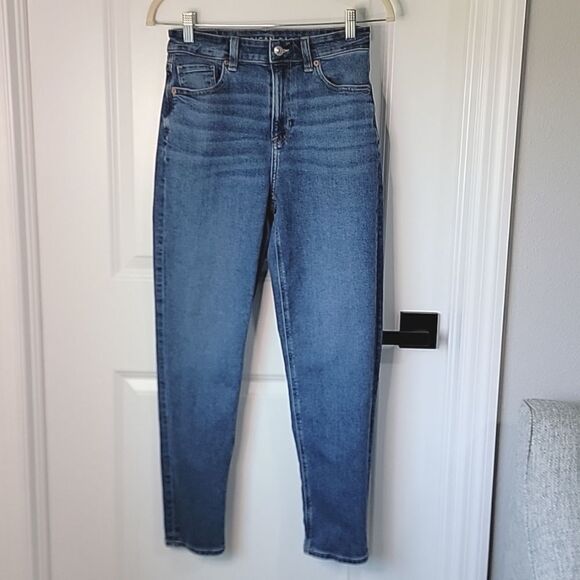 American Eagle Outfitters Mom Jean Denim Jeans - Size 2 - Picture 3 of 12
